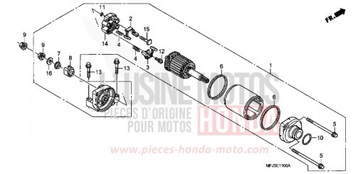 MOTEUR DE DEMARRAGE CBR600RR8 de 2008